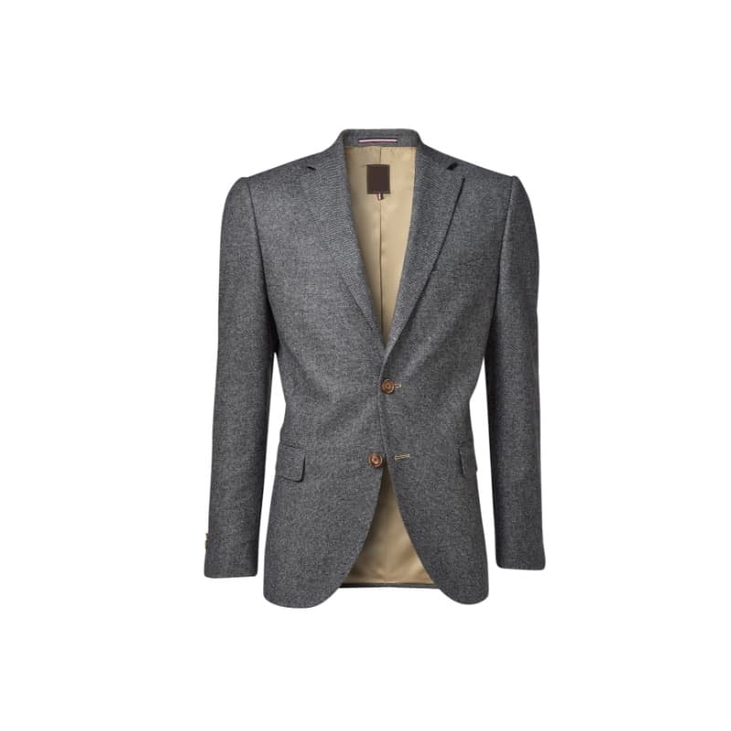 Notch Lapel Single Button Color Block Blazer